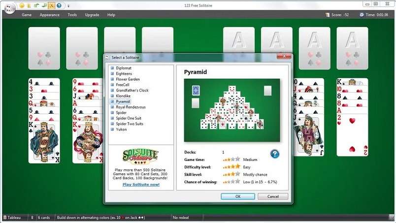 Solitaire Game Download and Play on Windows